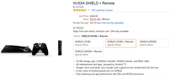 Fotografía - [Clase De Alerta Trato] NVIDIA Gotas Temporalmente Precio de SHIELD Consolas Con Bundled Escudo remoto Por $ 25 (ahora $ 225 / $ 325 Total)